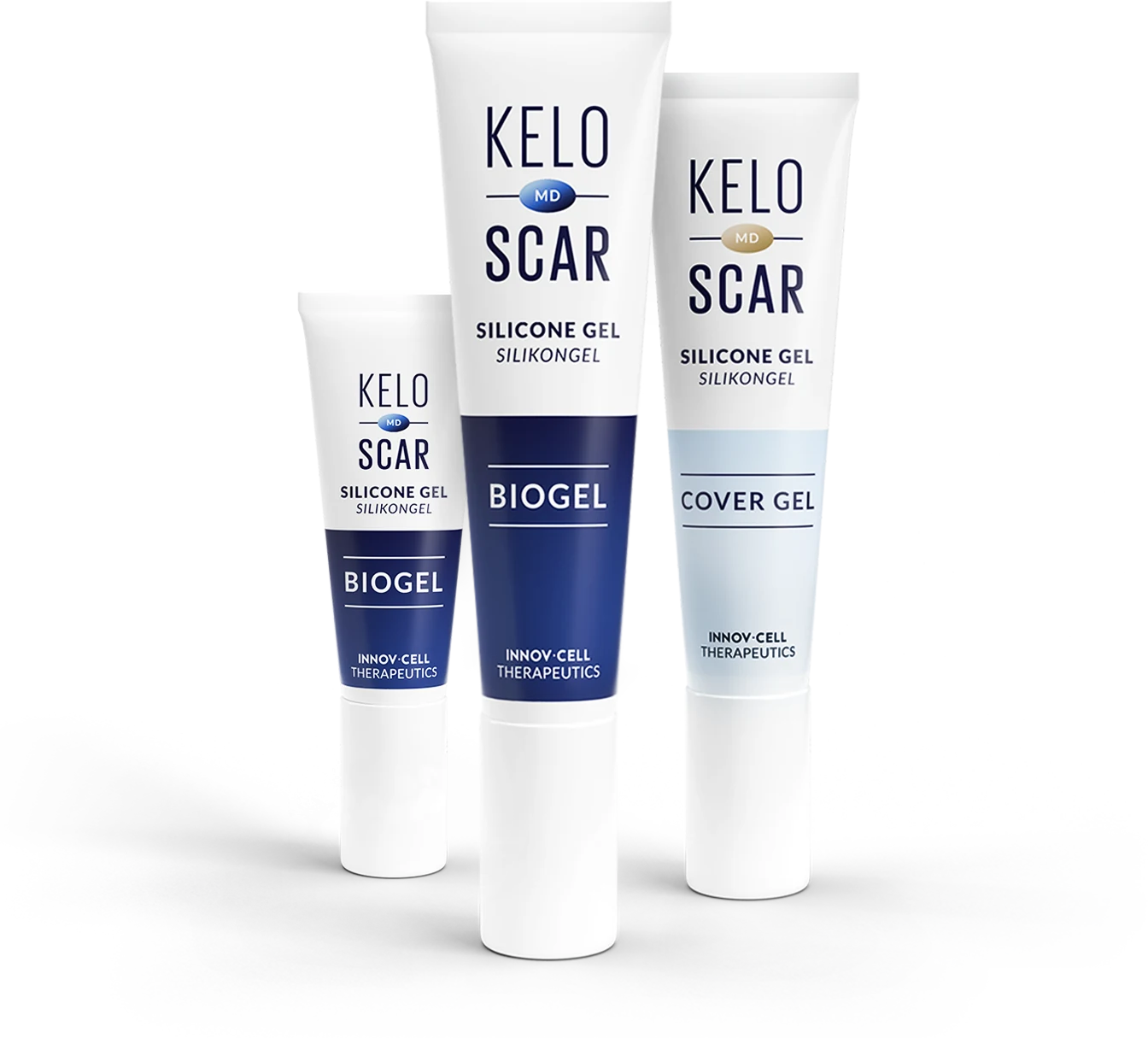 KELOSCAR BIOGEL ve KELOSCAR COVER GEL tüpleri